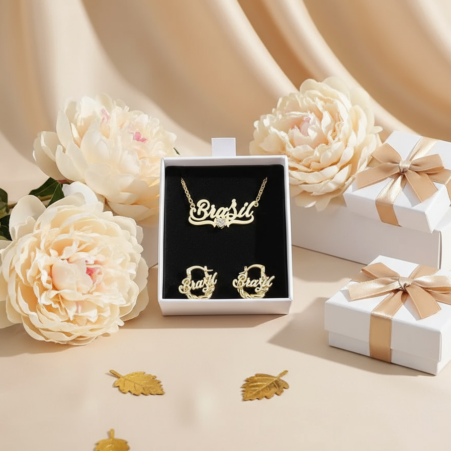 Jewelry set with elegant styling